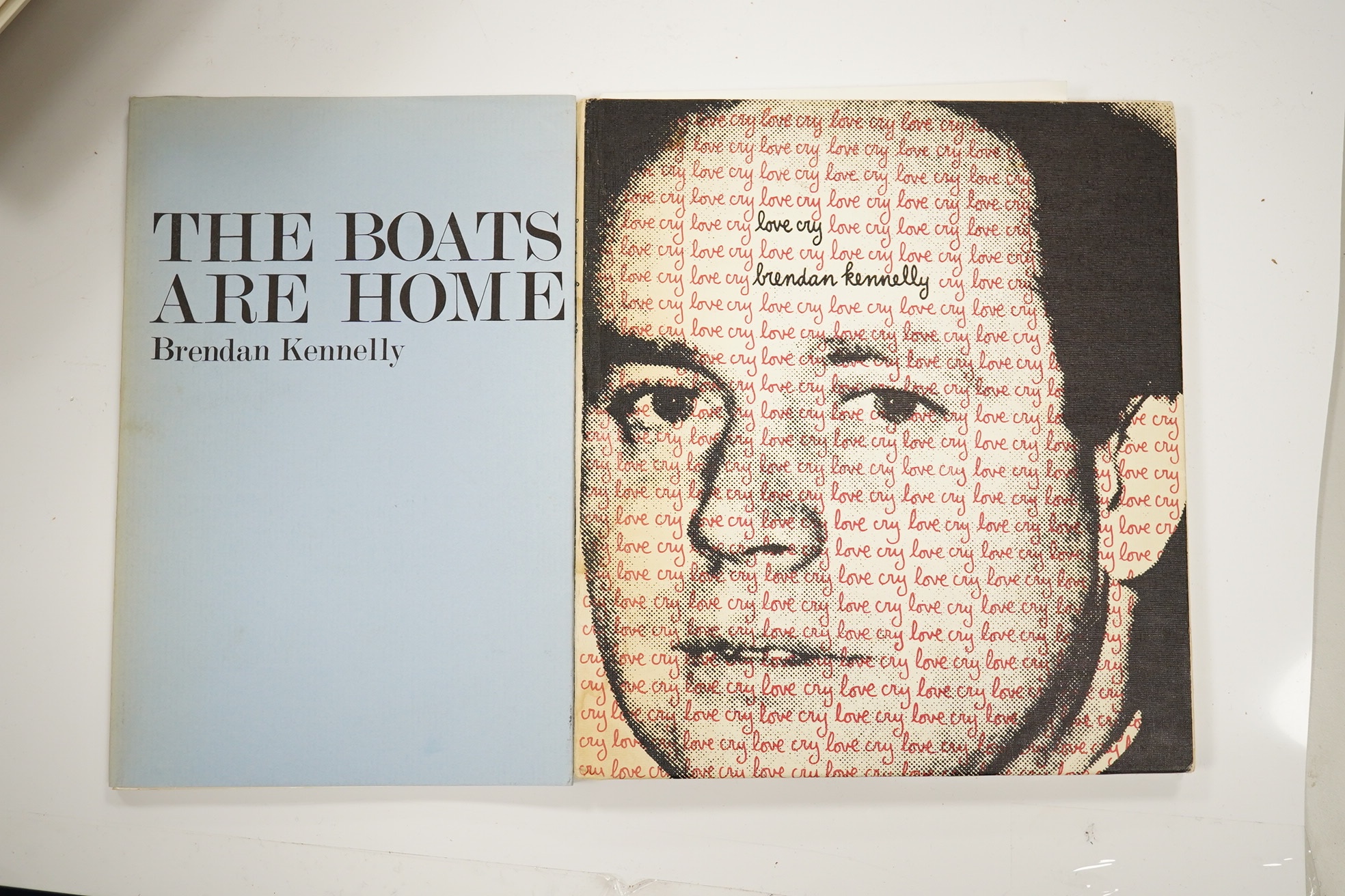 Kennelly, Brendan - The Boats Are Home. 1st edition. printed wrappers. Dublin: The Gallery Press, 1980. * with a contemporary 3 line inscription by the author to the famed Radio 2 d/j. Brian Mathew (host of, amongst othe